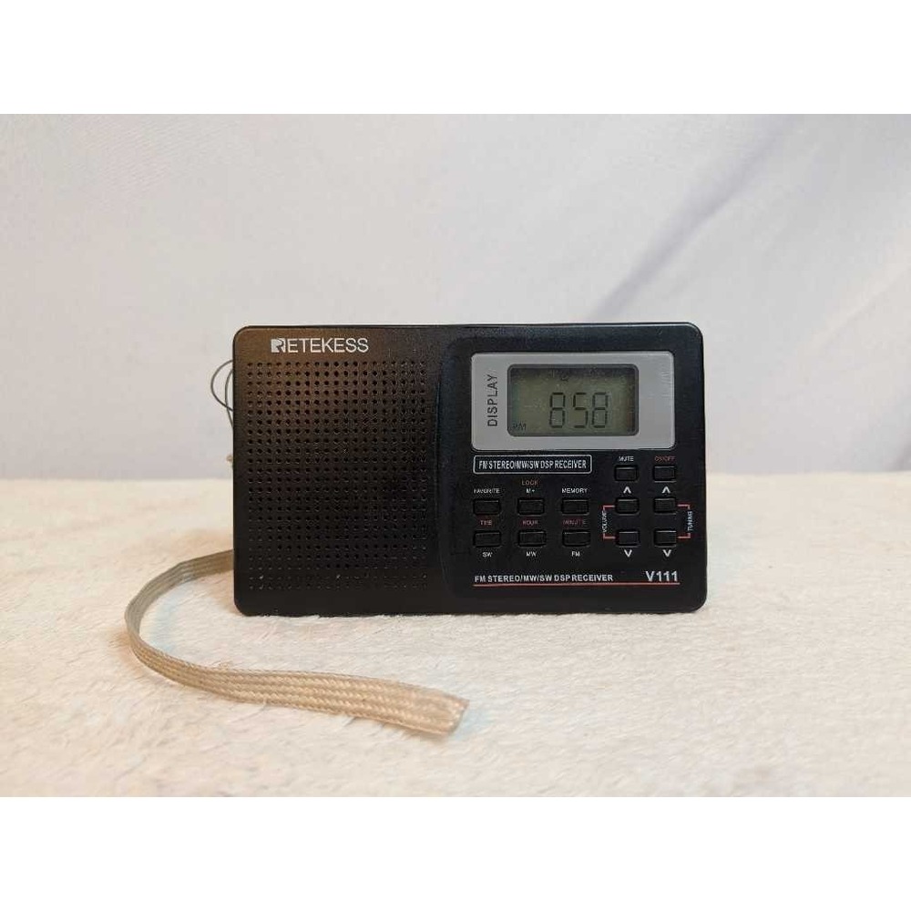 Retevis V111 FM AM SW DSP Pocket Radio Receiver Portable Mini Digital